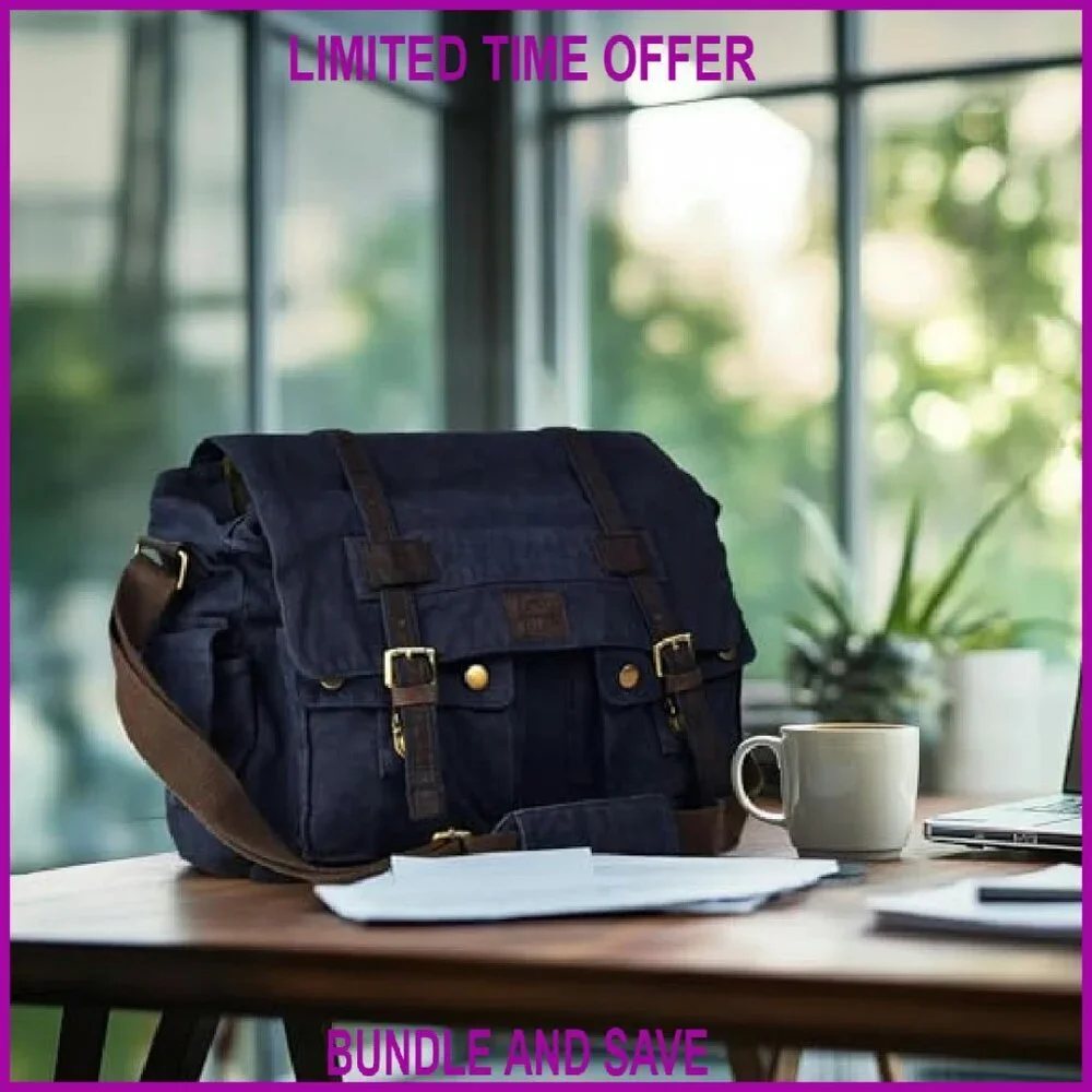 Canvas Messenger Bag 16